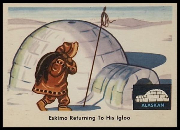 78 Eskimo Returning To His Igloo